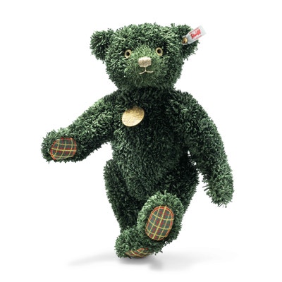 Teddies for tomorrow Green Christmas Teddybär, 34 cm, khaki