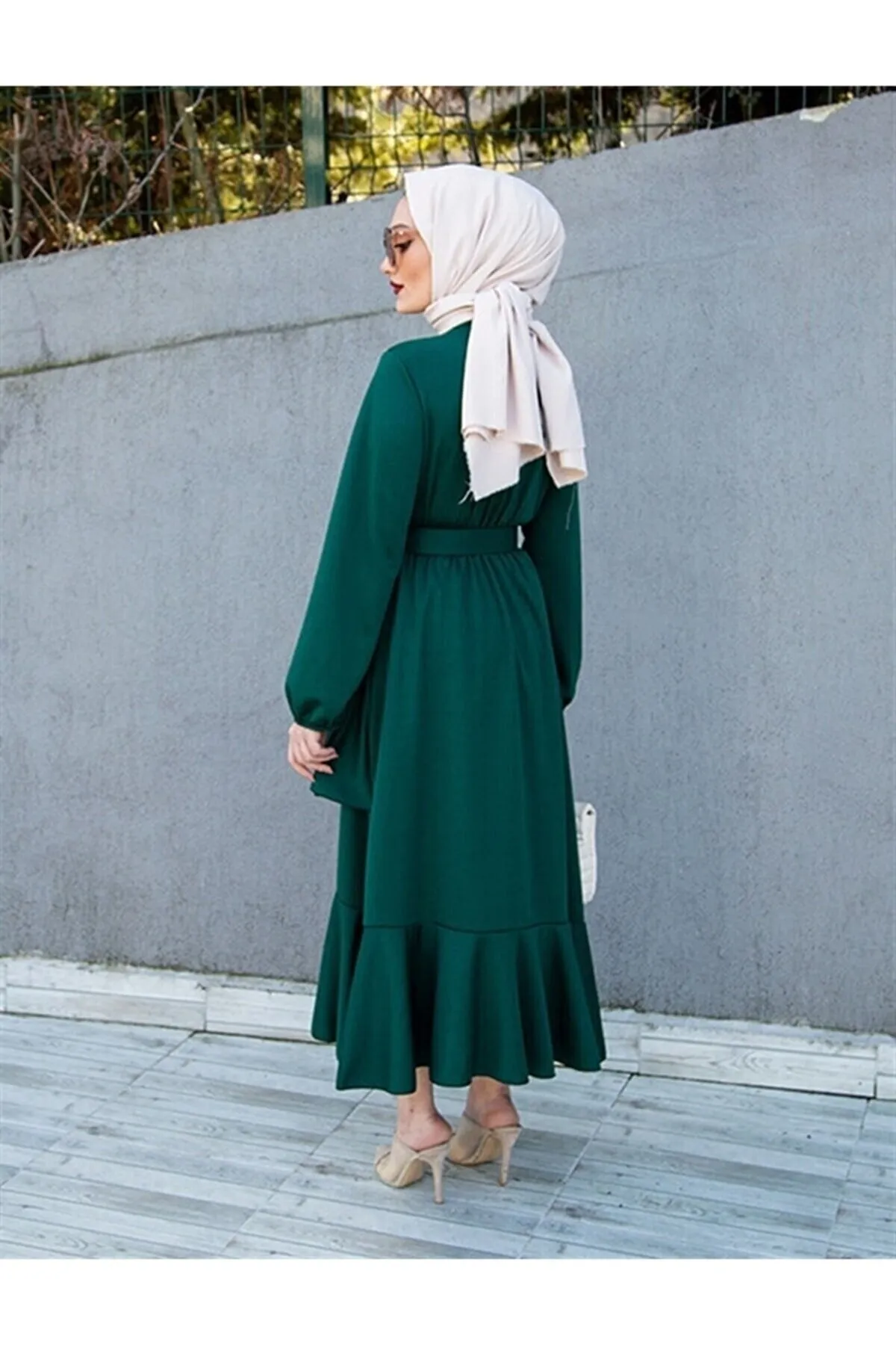 VOLT CLOTHİNG  Kleid - Grün - A-Linie