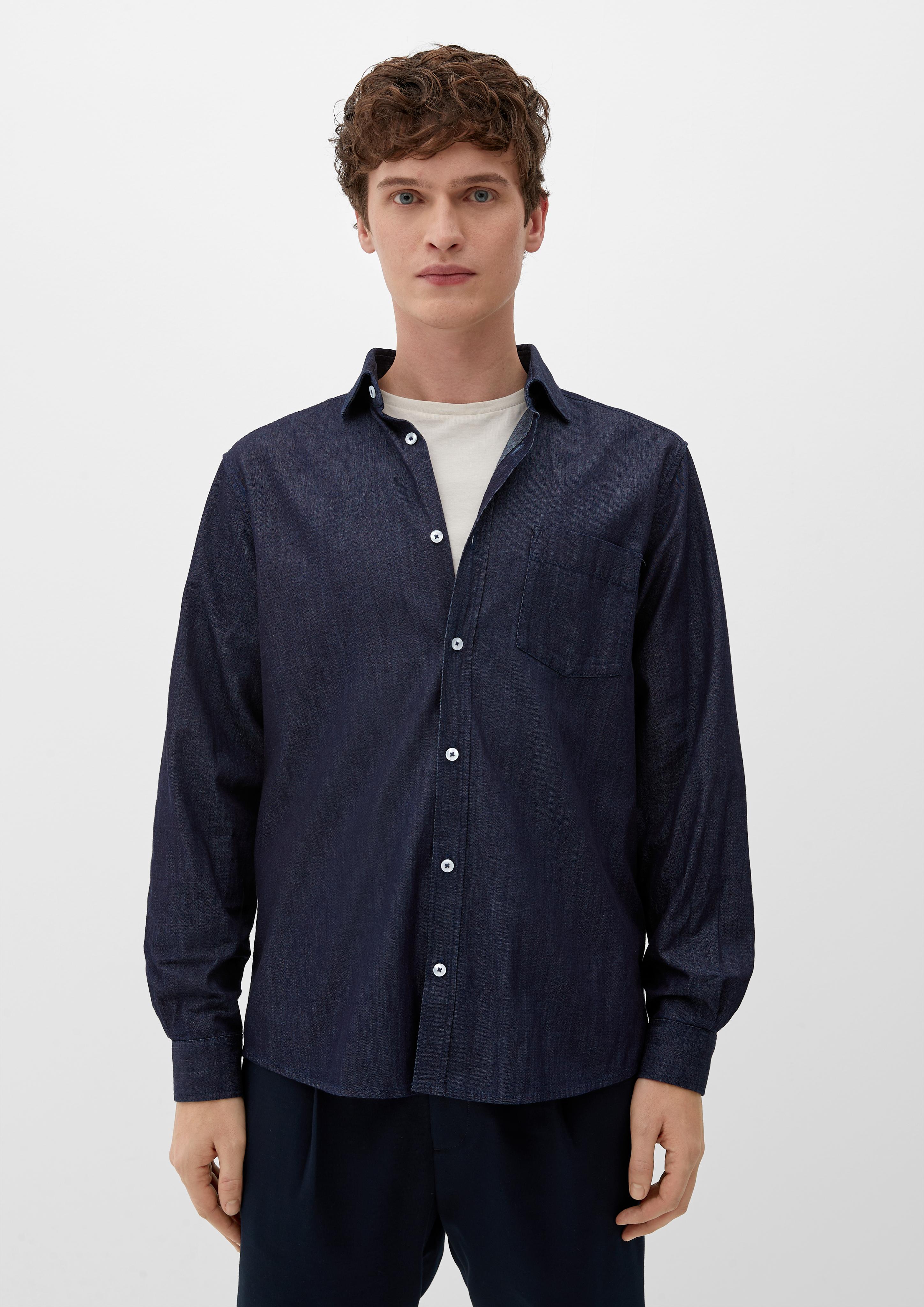 Regular: Hemd im Denim-Look  2127459-57Y2