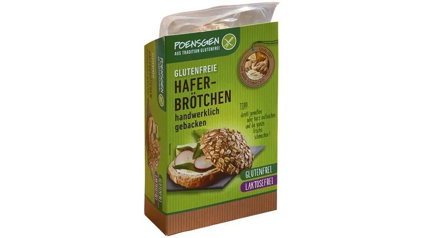 Poensgen Haferbrötchen Glutenfrei 150 g