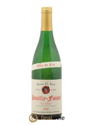 Pouilly-Fuissé Tête de Cru Le Clos J.A. Ferret (Domaine)  2019 - Lot de 1 Bouteille