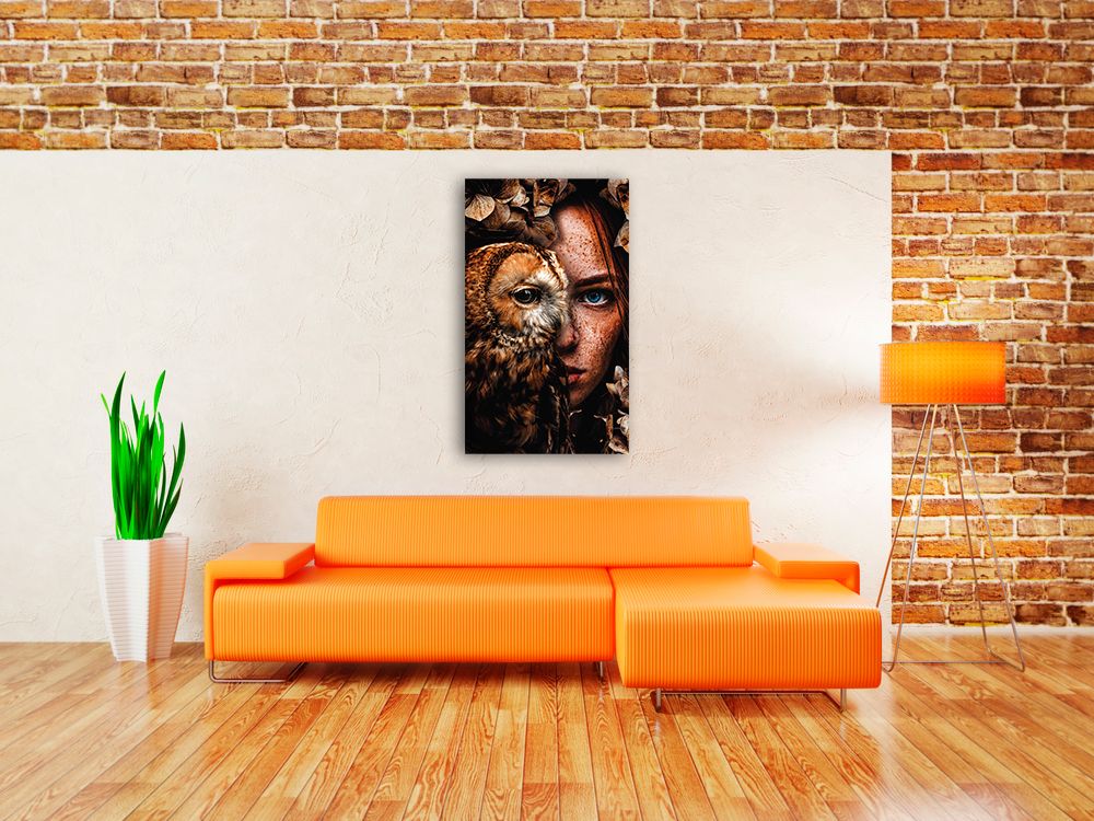 Trendhopper Bild Owl Whisperer 70 x 118 cm