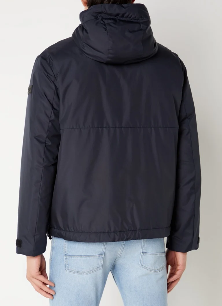 Marc O'Polo Windbreaker with zip pockets and logo
