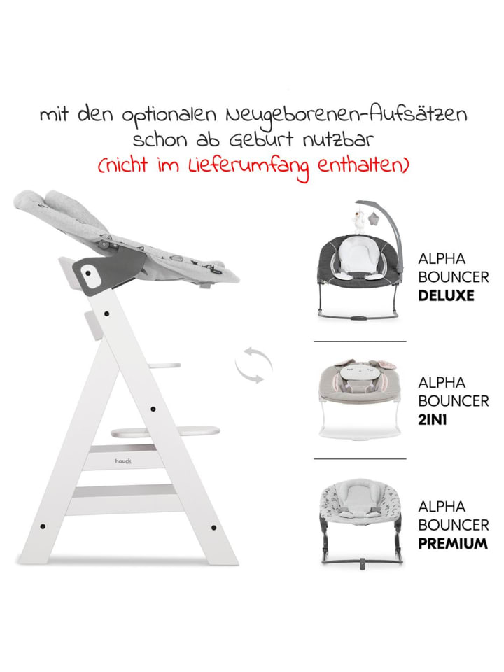 Hauck Hochstuhl Alpha Plus - Creme günstig kaufen onesize