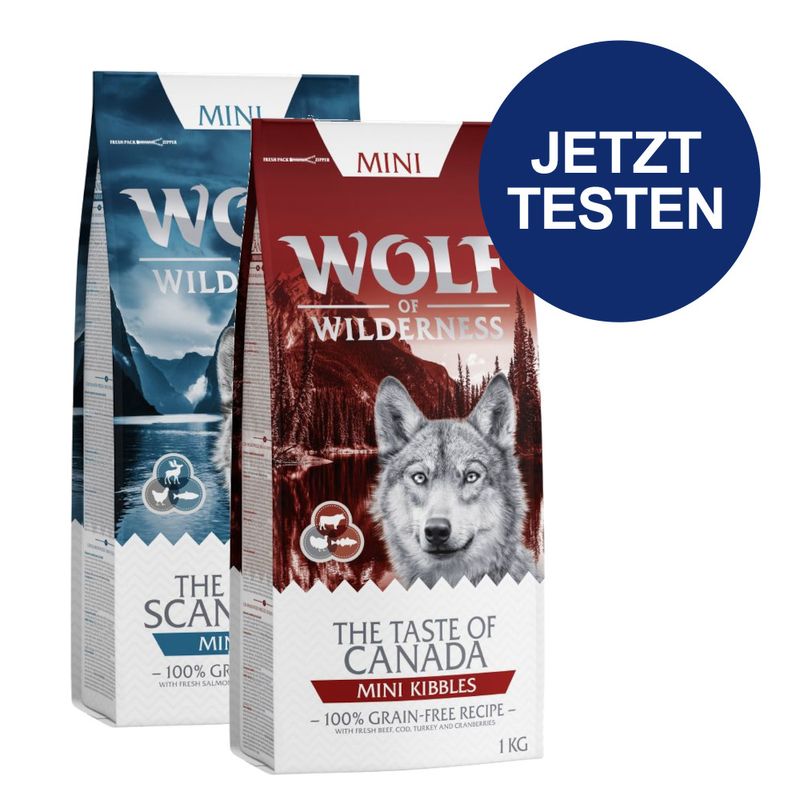 Probierpaket Wolf of Wilderness - MINI Kroketten ('The Taste Of')