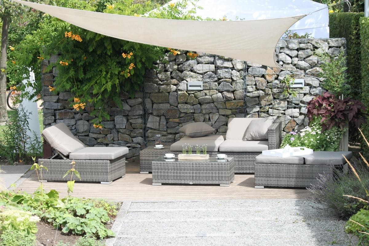 Garden Pleasure Harms Sitzgruppe ALCUDIA, grau