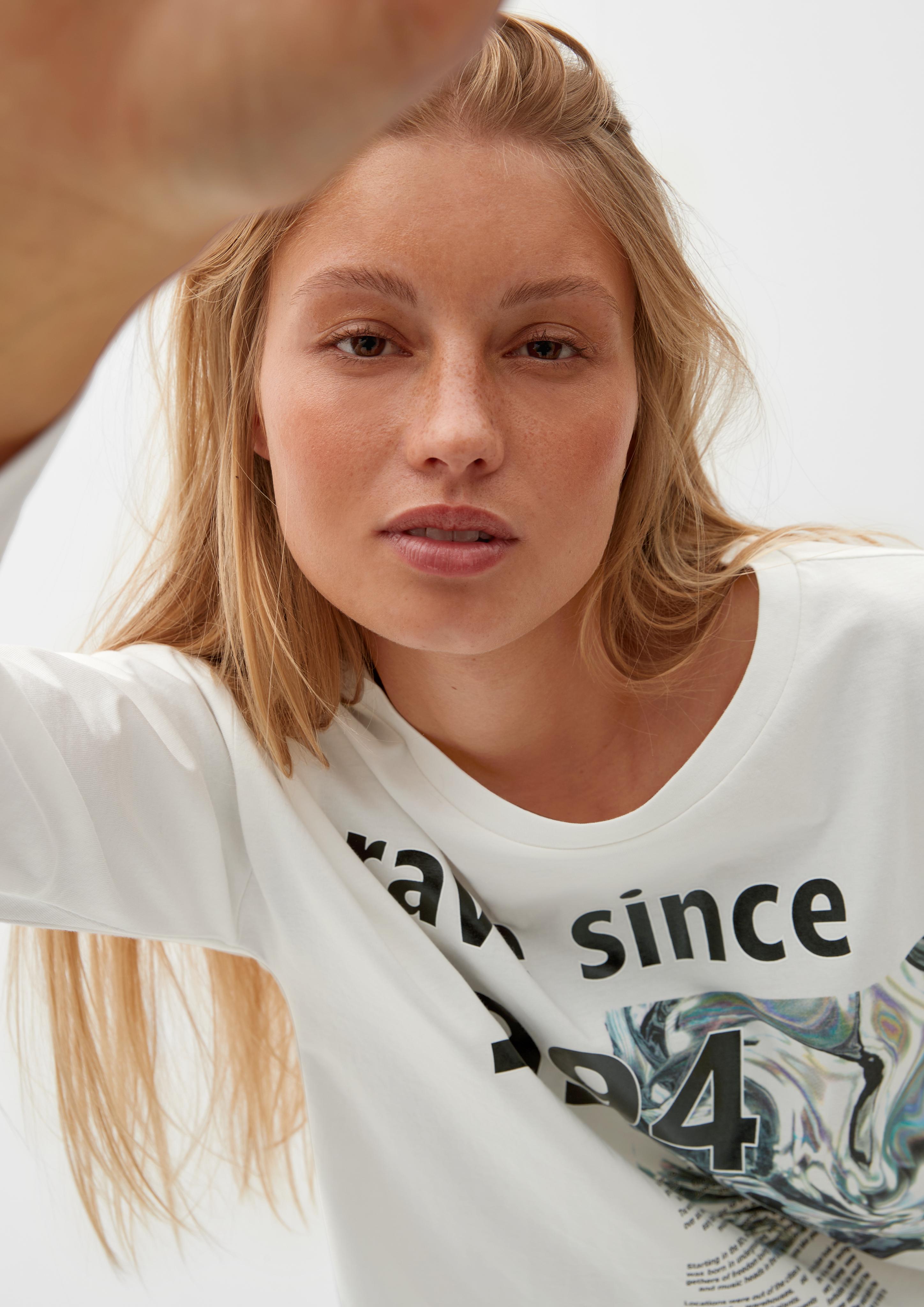 Longsleeve mit Frontprint  2125992-02D0