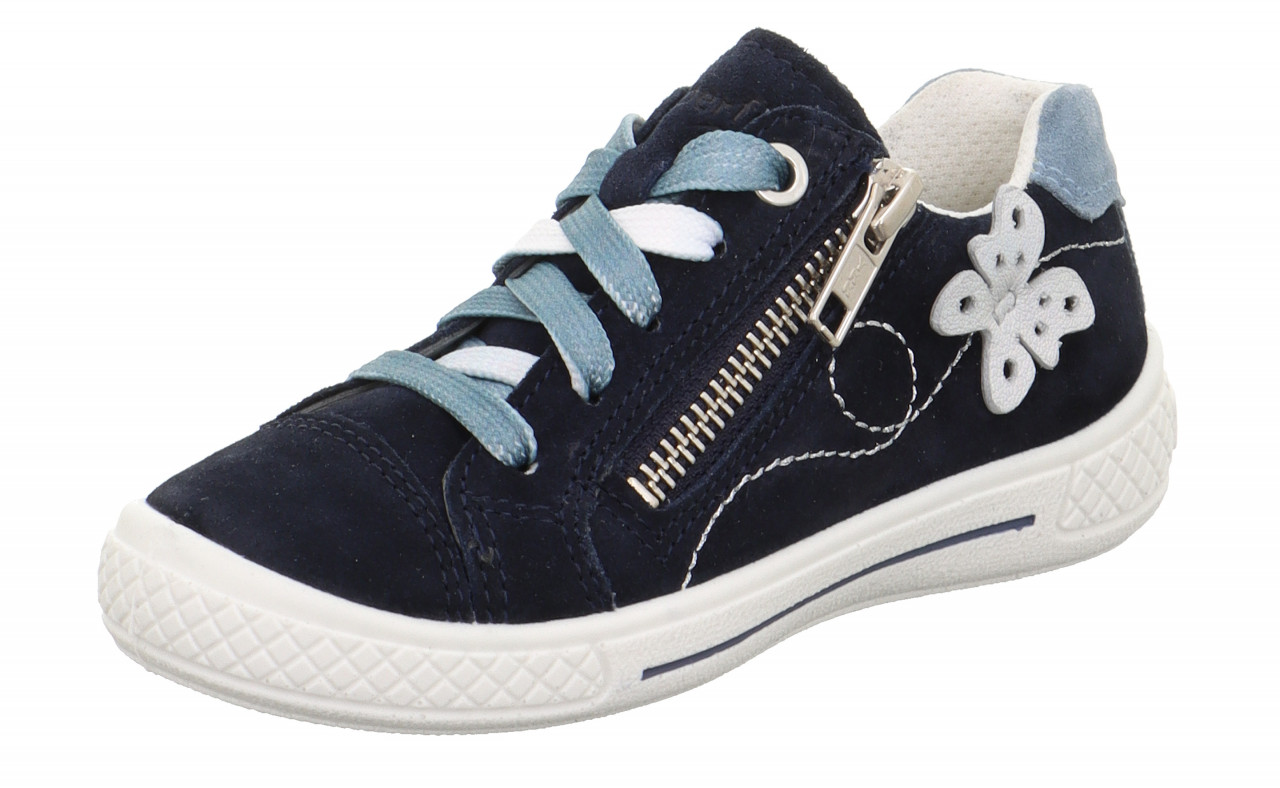 TENSY - Blau Sneaker low mit Reißverschluss