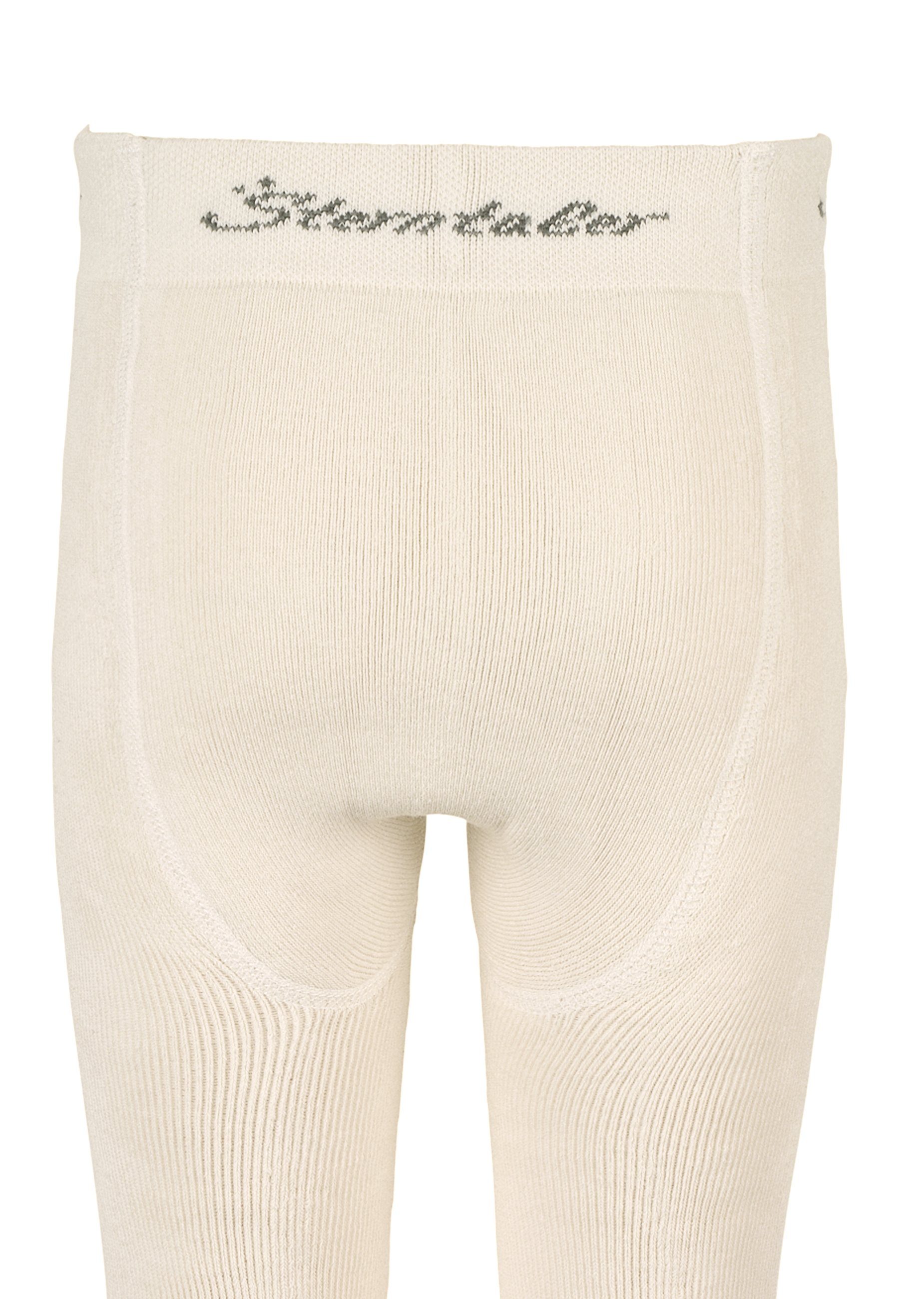 Sterntaler® Strickstrumpfhose Strumpfhose uni 100 DEN (1 St. Babystrumpfhose unifarbend, Strumpfhose Vollplüsch) Krabbelstrumpfhose aus Baumwolle und Komfortbund