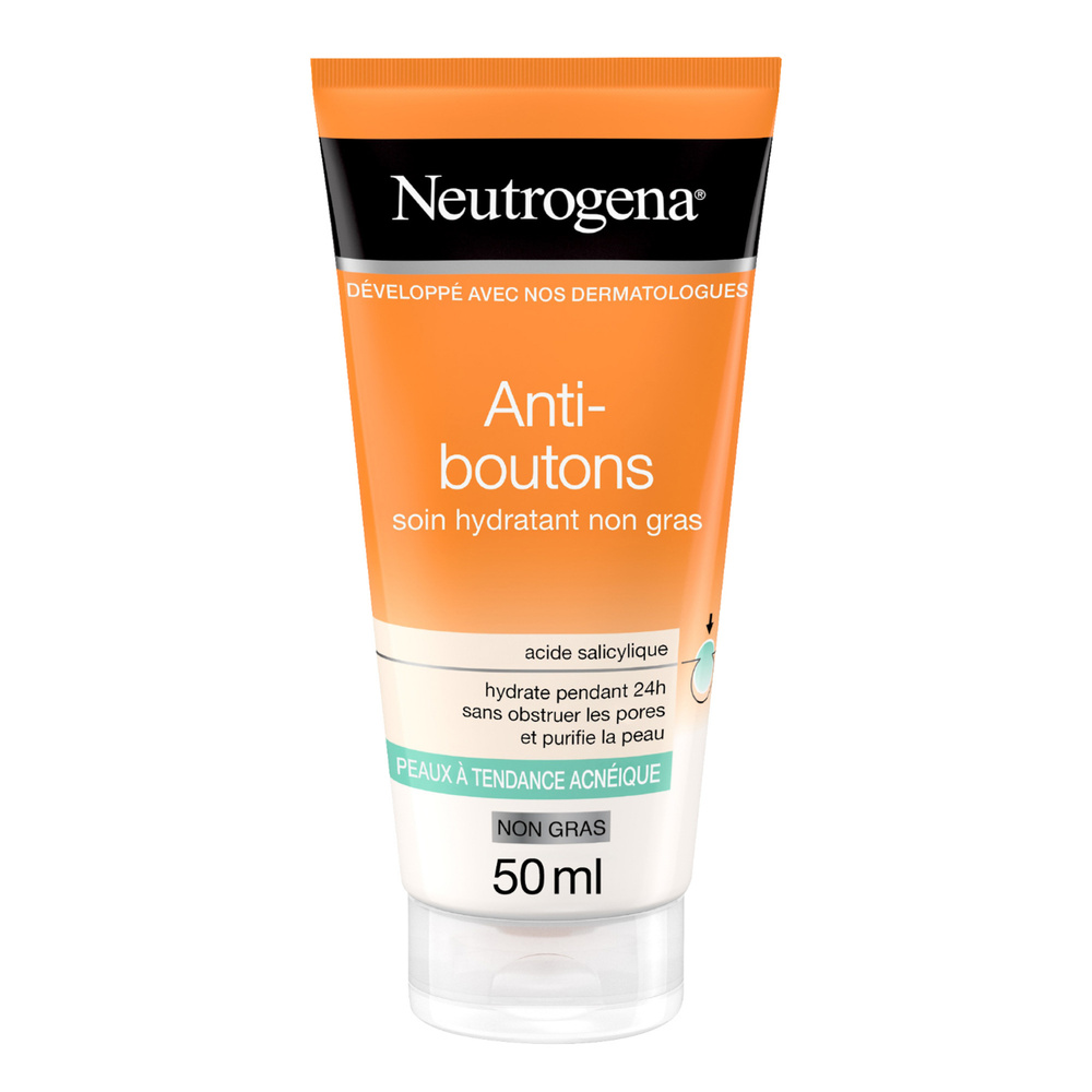 neutrogena Neutrogena Anti-boutons Soin Hydratant non Gras, 1 x 50ml Crème Hydratante