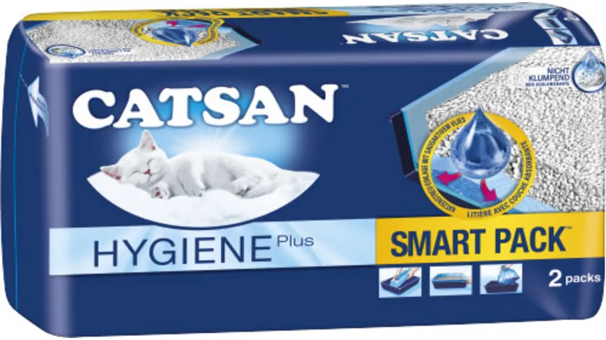 CATSAN™ Hygiene Plus SMART PACK™ 2 x 4l 8 l