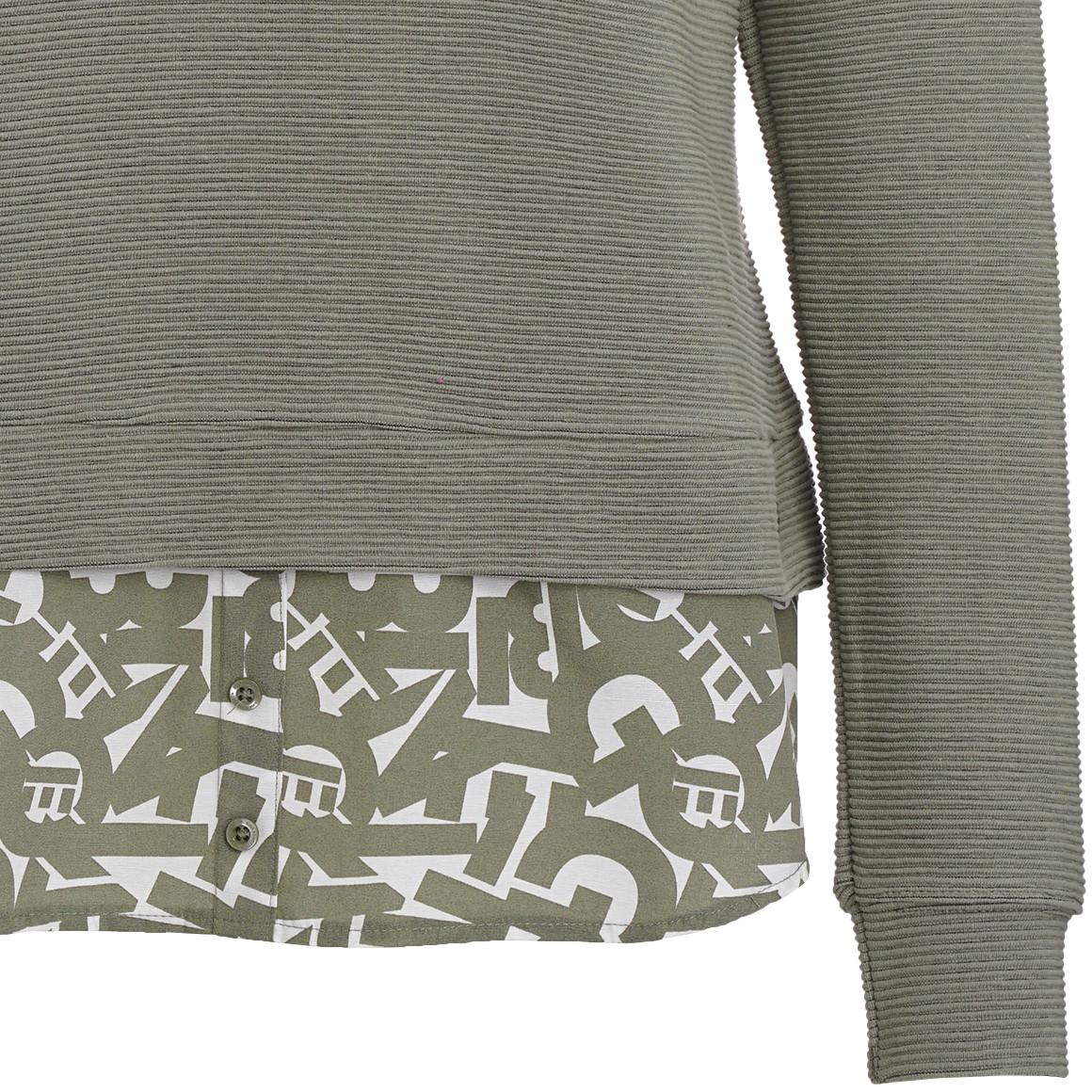 Damen Sweatshirt im Lagen-Look