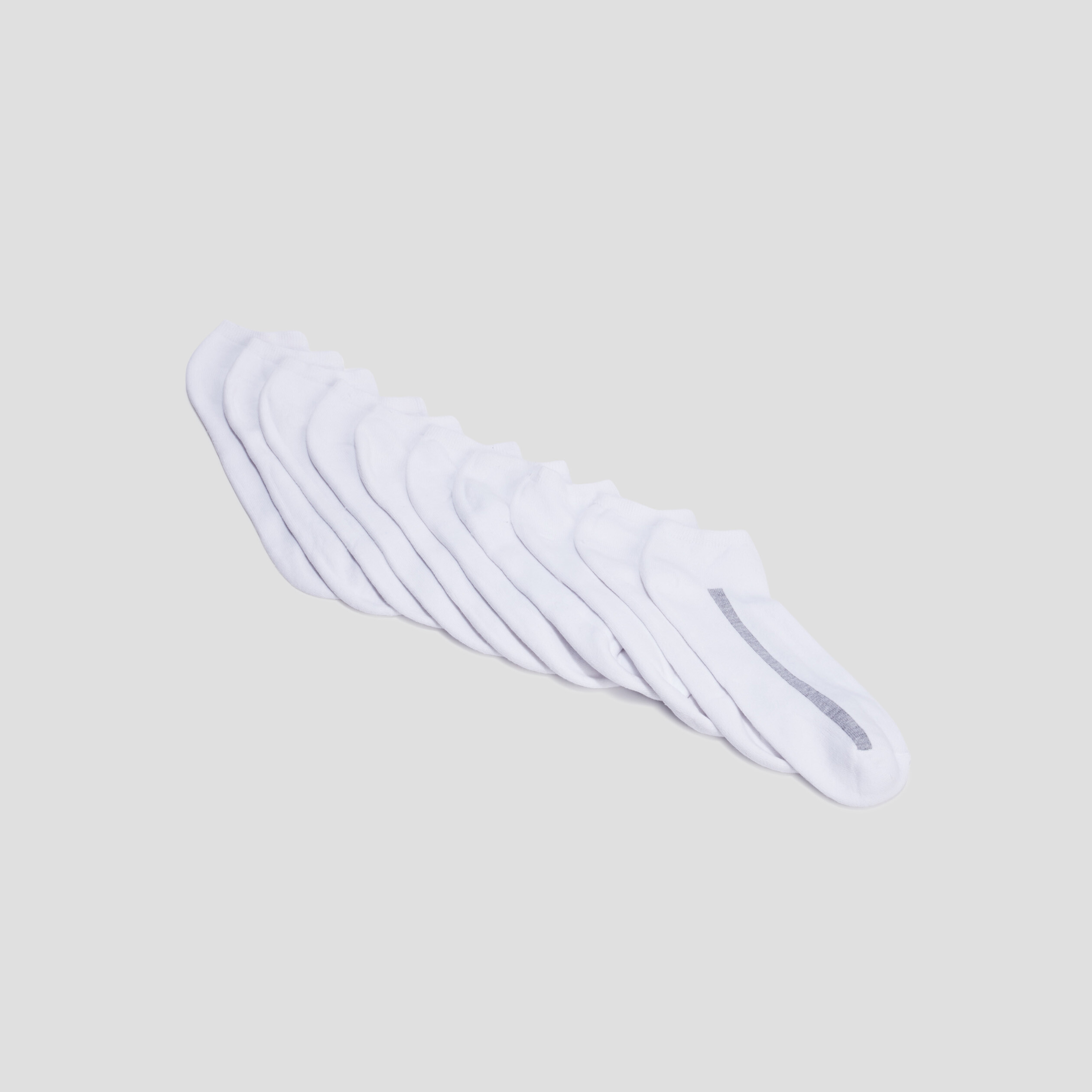Lot 10 paires chaussettes blanc homme | La Halle