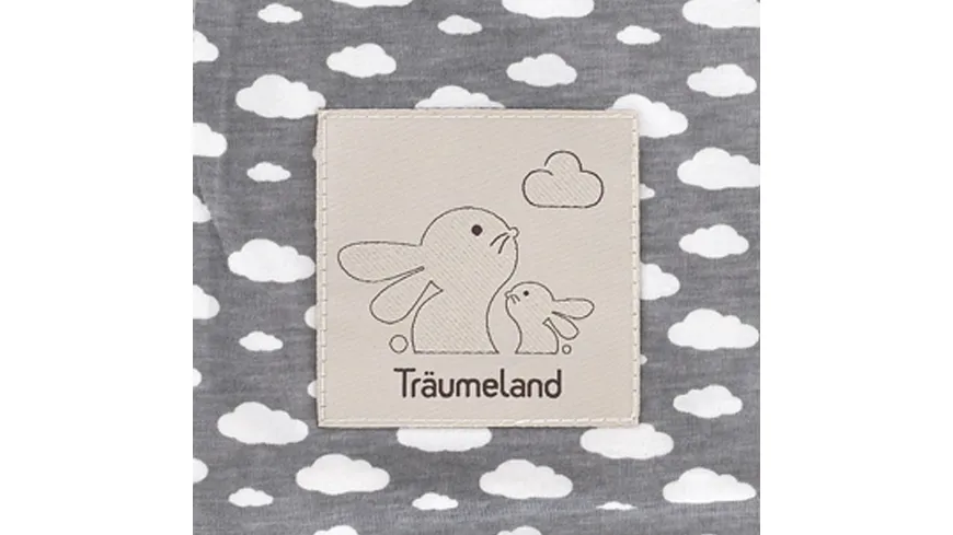 Träumeland Stilltuch Design Wolke grau