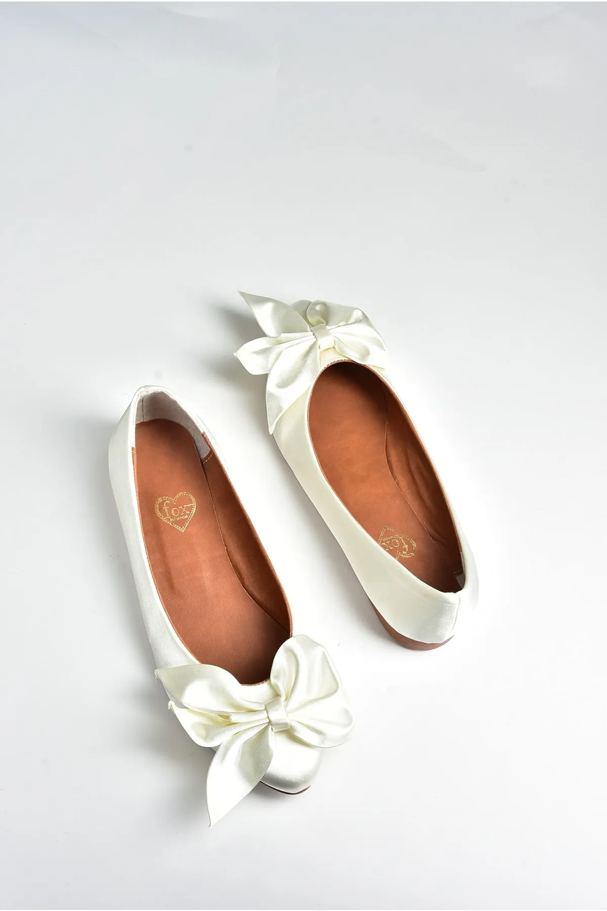 Fox Shoes  Hellbraune Ballerinas für Damen H726810504