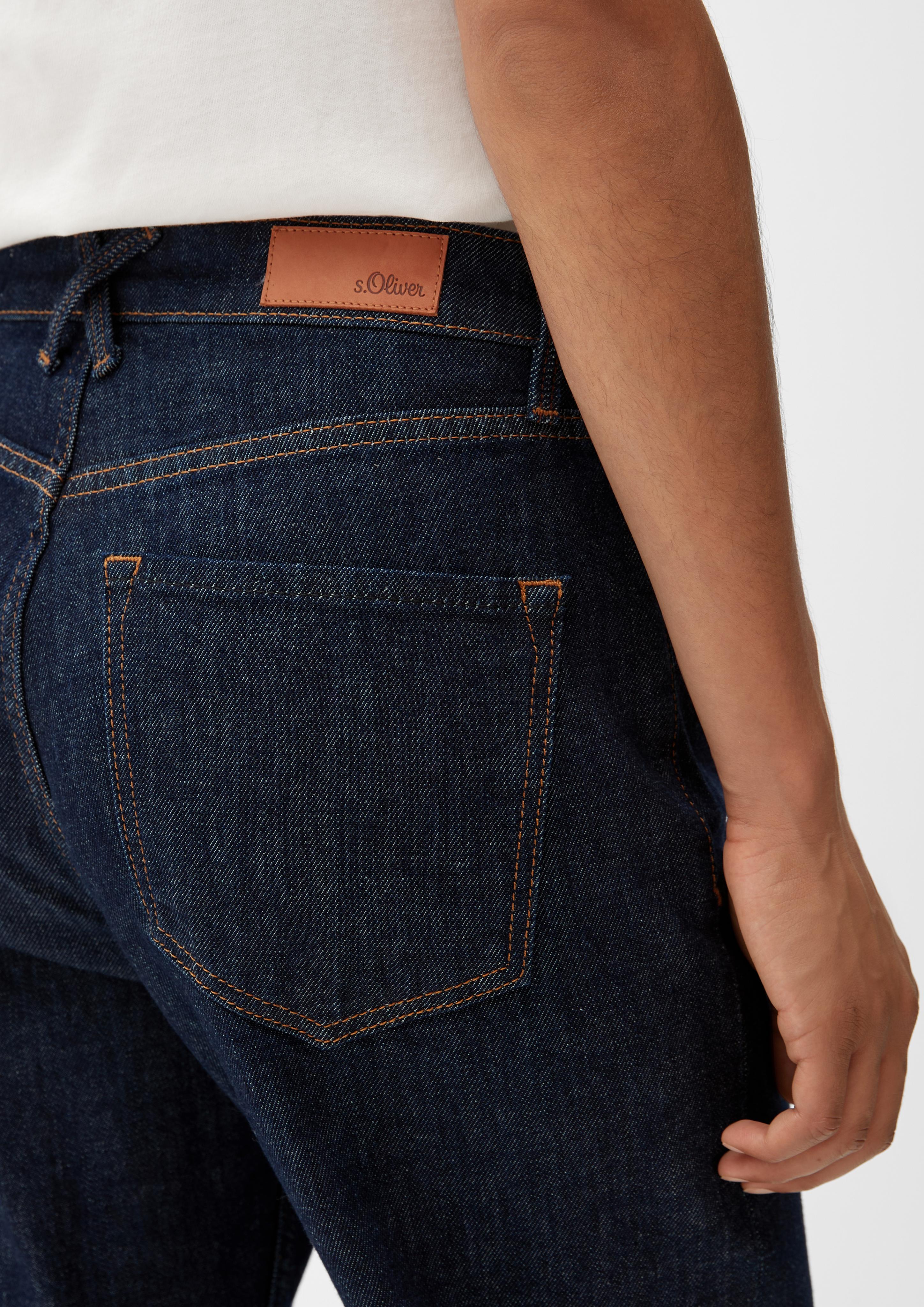 Cropped-Jeans Karolin / Regular Fit / High Rise / Straight Leg   2120656-58Z8
