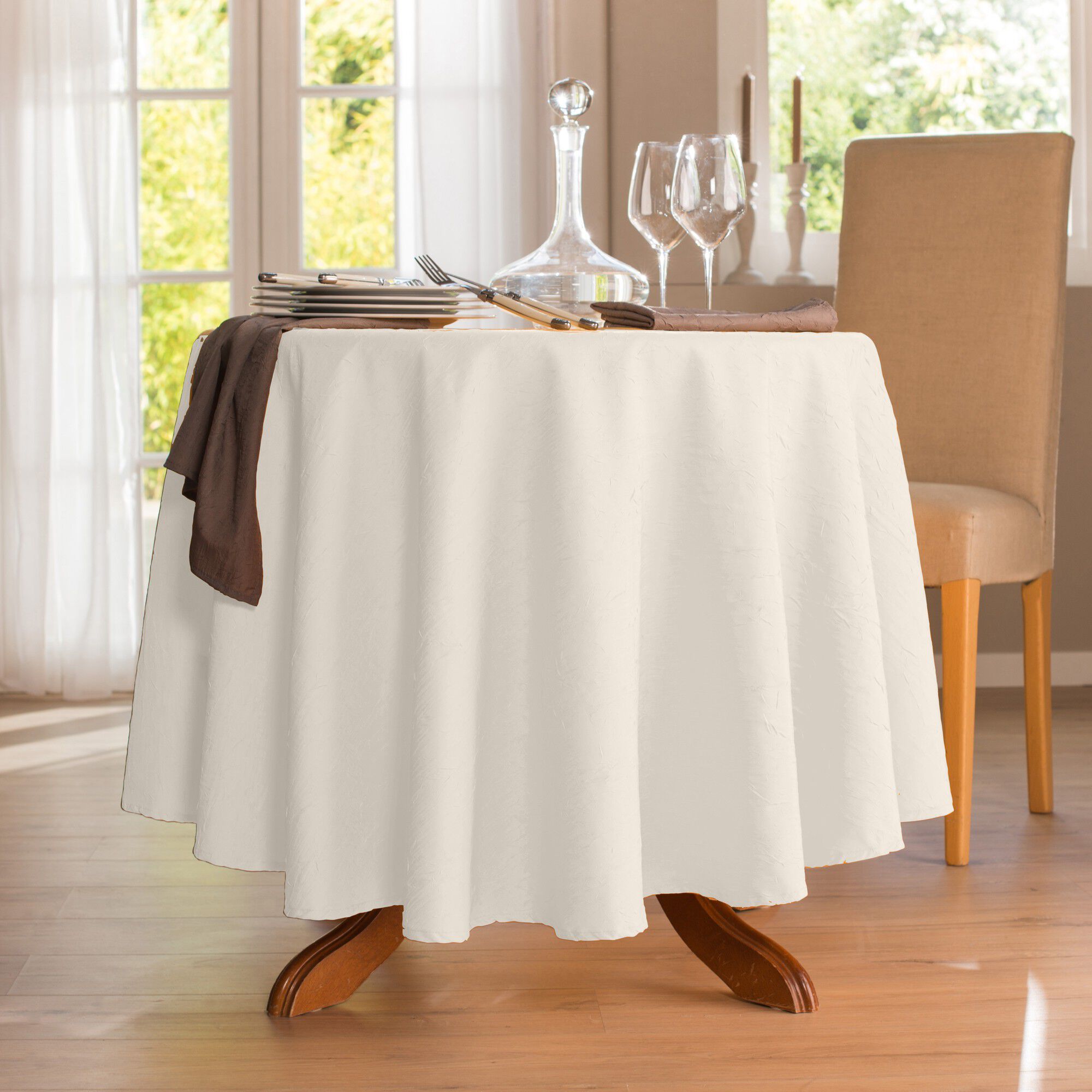 Nappe froissé permanent