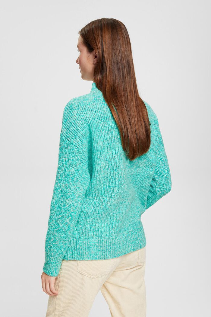 Strickpullover mit Mouliné-Effekt