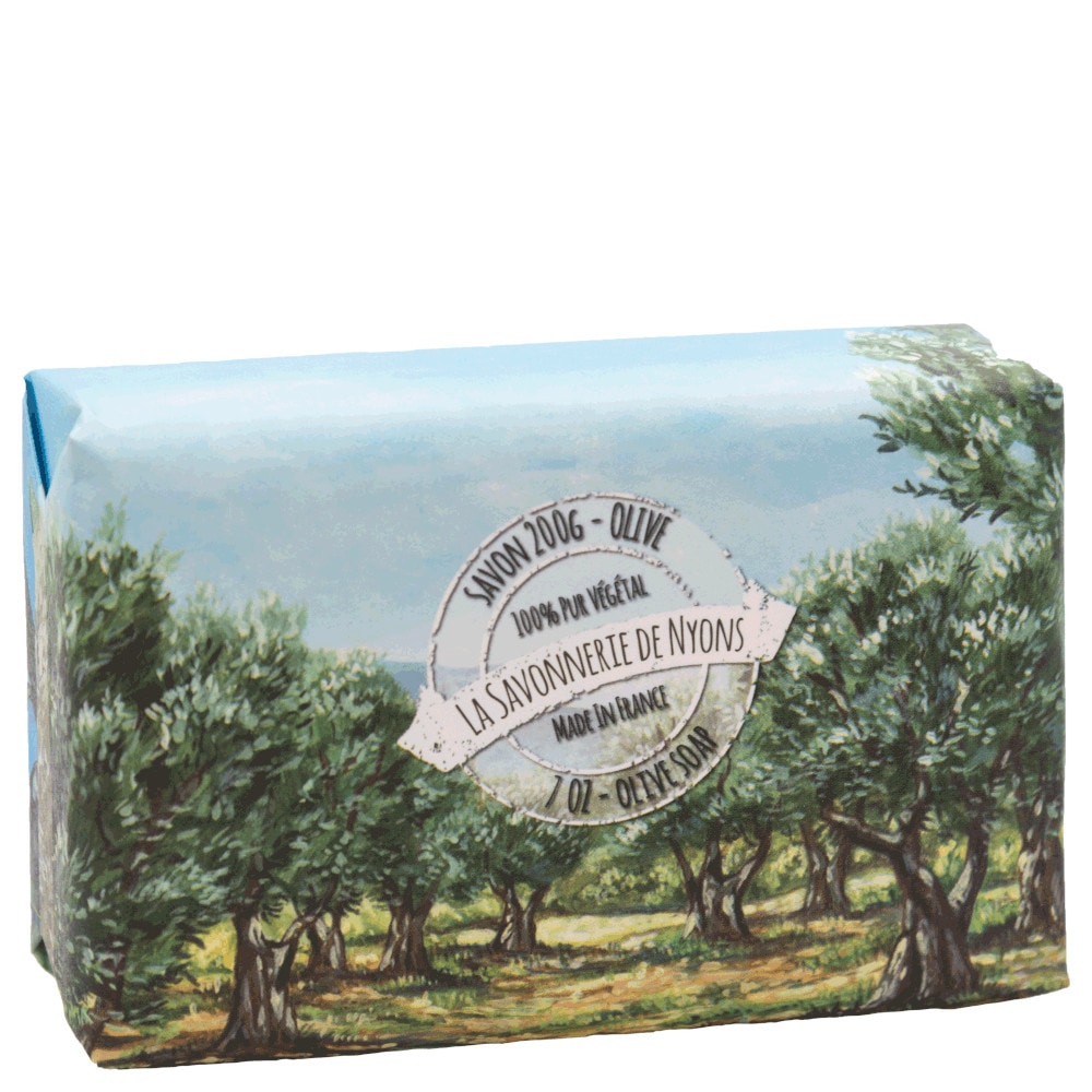 La savonnerie de nyons Savon Emballage Papier 200g Olive Savon