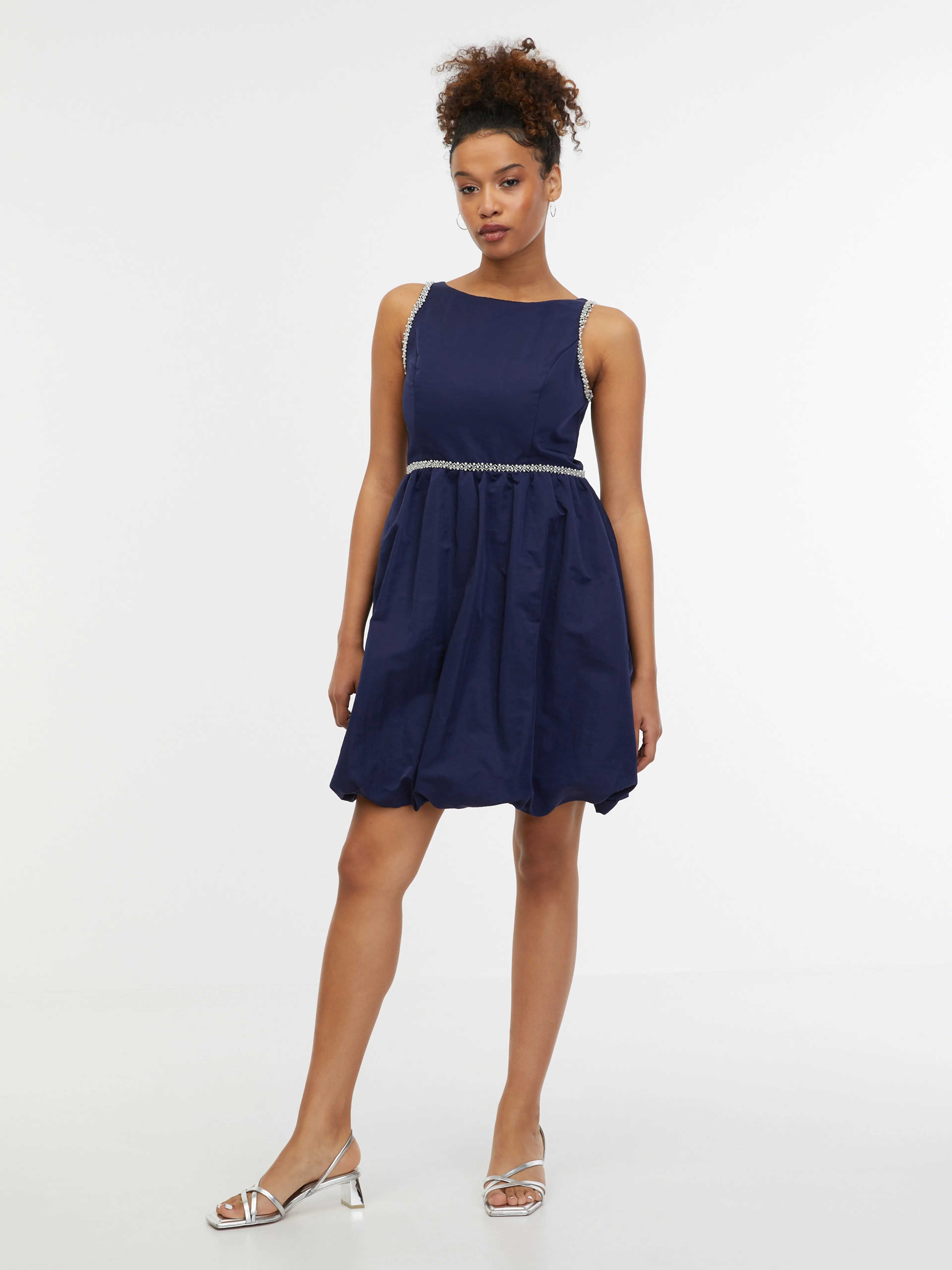 Dunkelblaues Damenkleid ORSAY