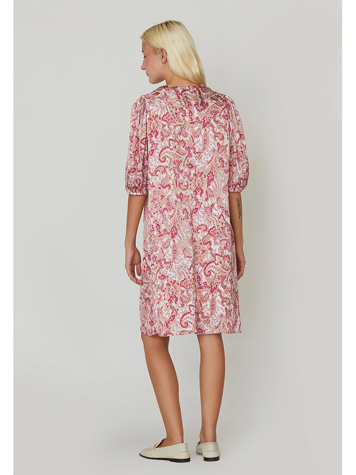 SisterS point Kleid in Pink/ Weiß günstig kaufen