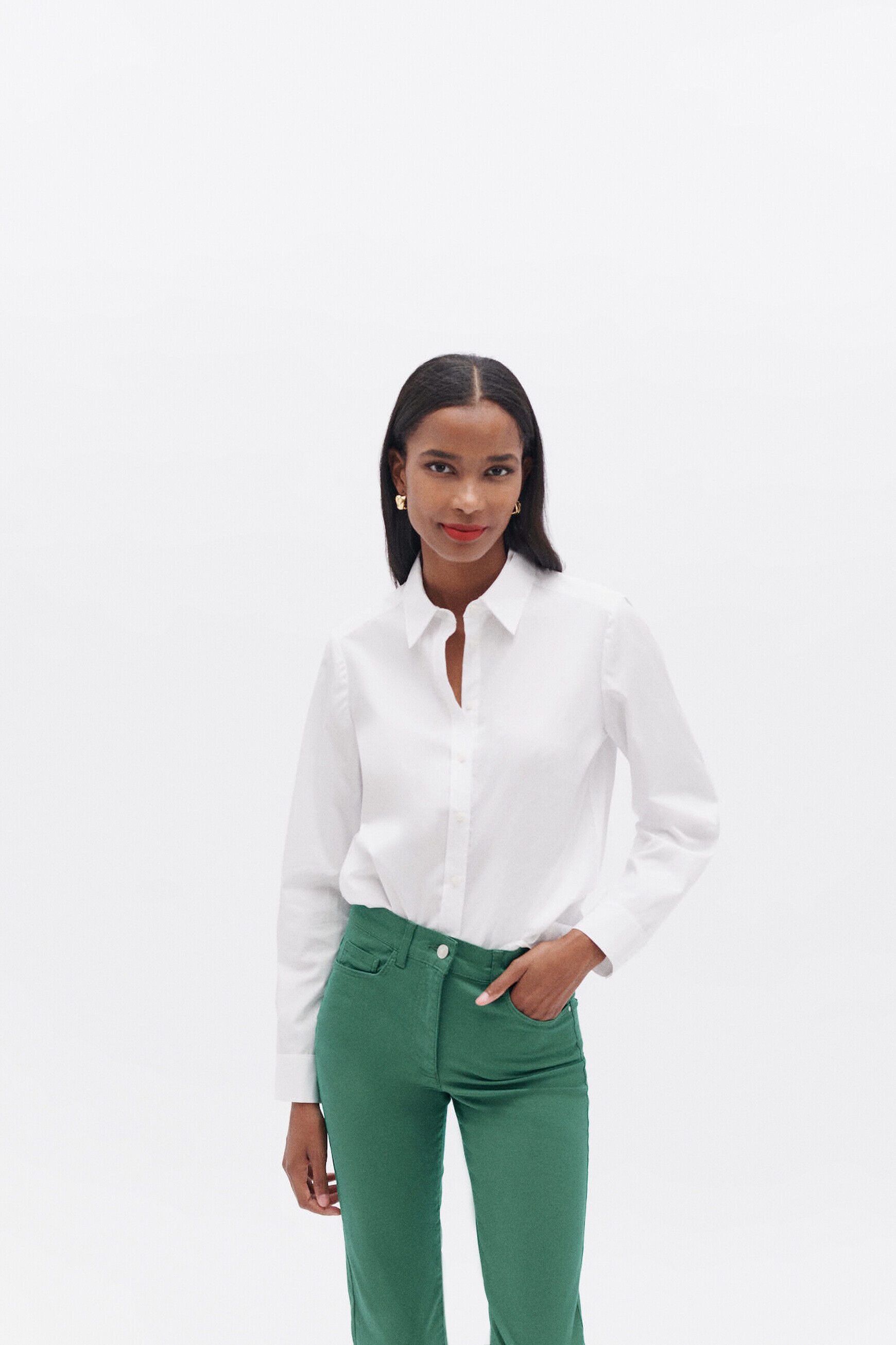 Chemise cbrenda2 blanc femme