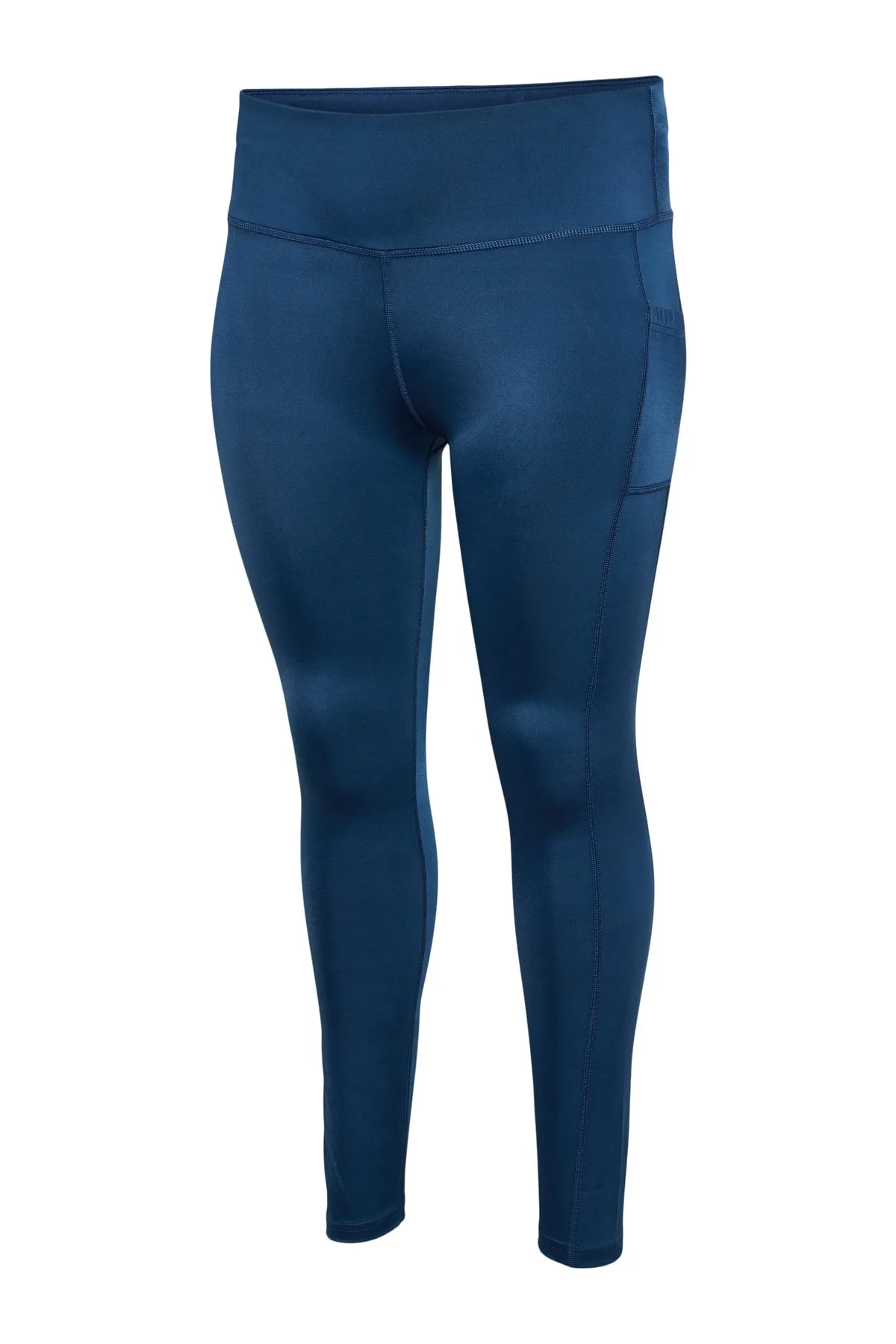 hummel  Sport-Leggings - Blau - Mittlerer Bund