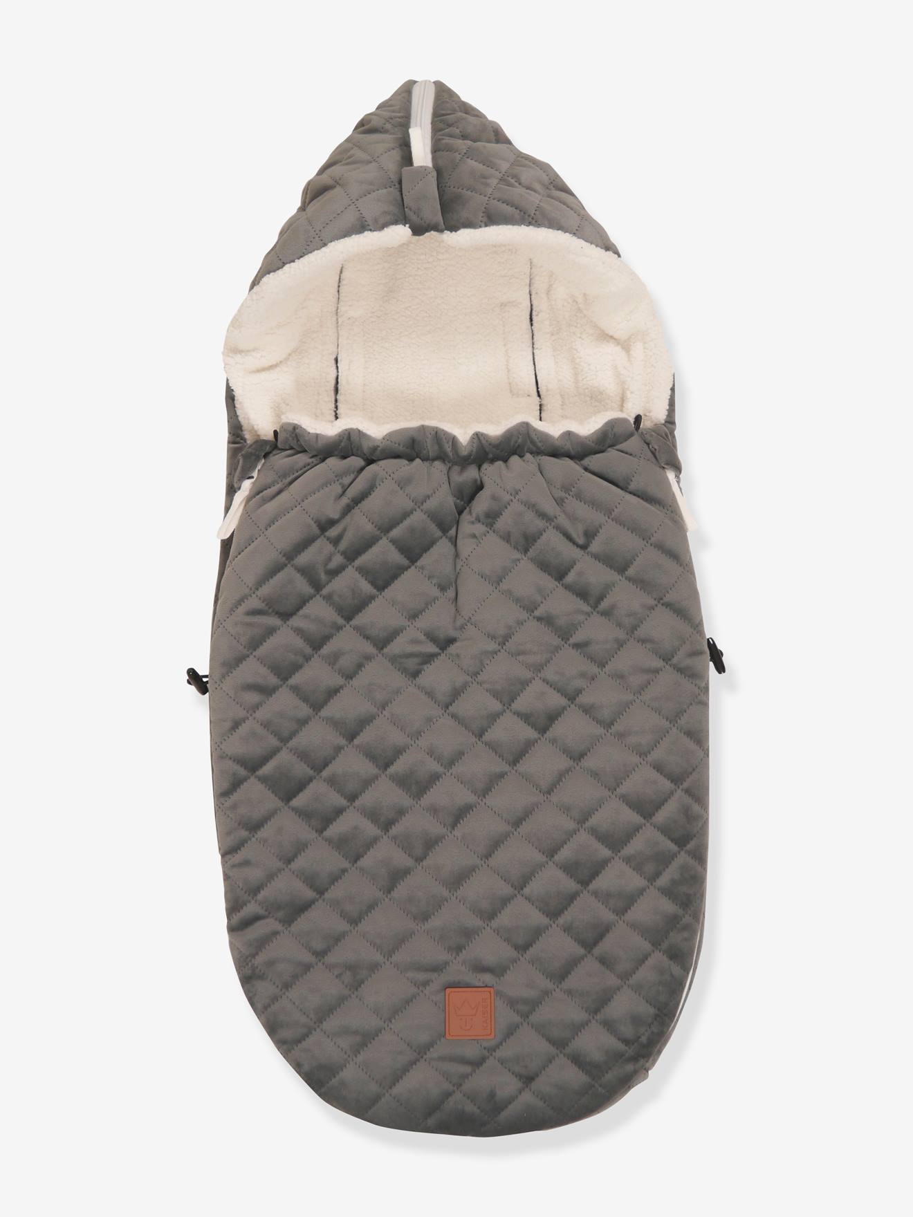 Chancelière coque Velvet Hoody KAISER grey