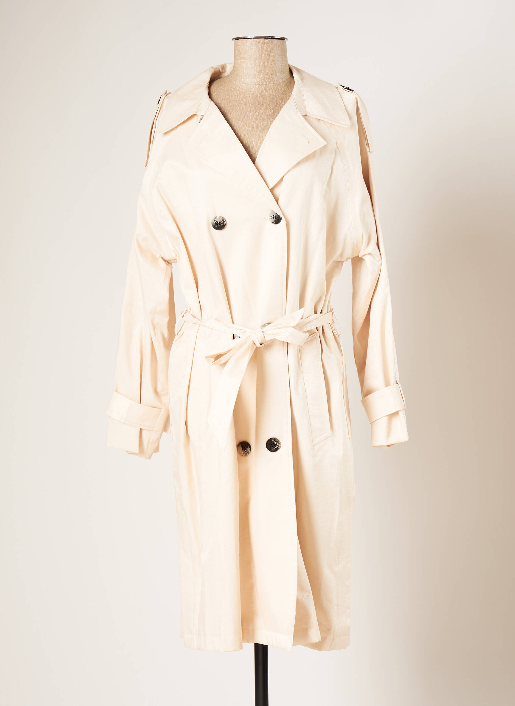 Ichi Trenchs Femme couleur beige