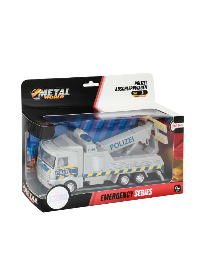 Toi-Toys Metal World Spielzeugauto Polizei Abschleppwagen mit Rückzugmotor in mehrfarbig günstig kaufen onesize