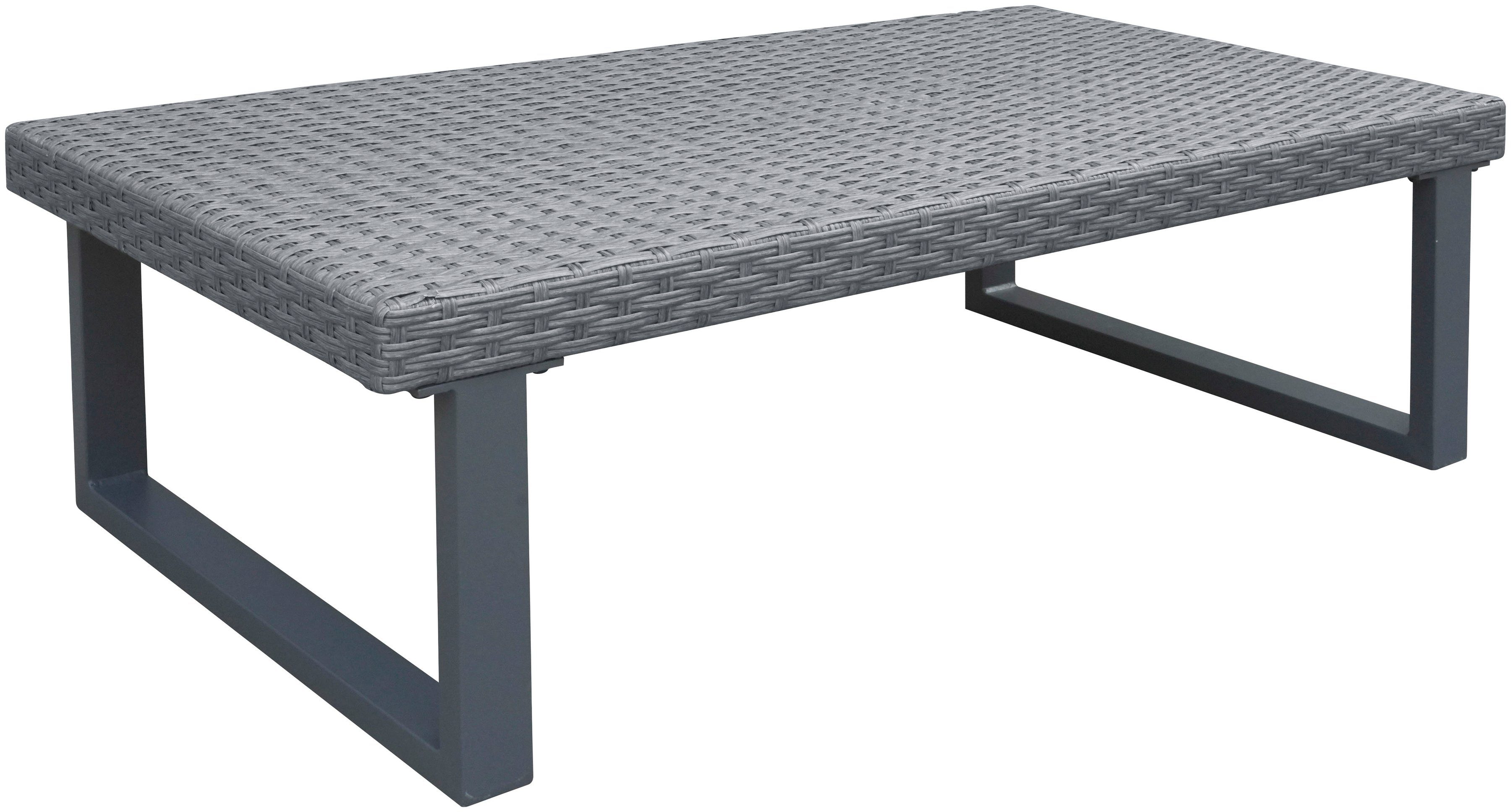 KONIFERA Gartenlounge-Set Cremona, (Set, 8-tlg), höhenverstellbarer Tisch