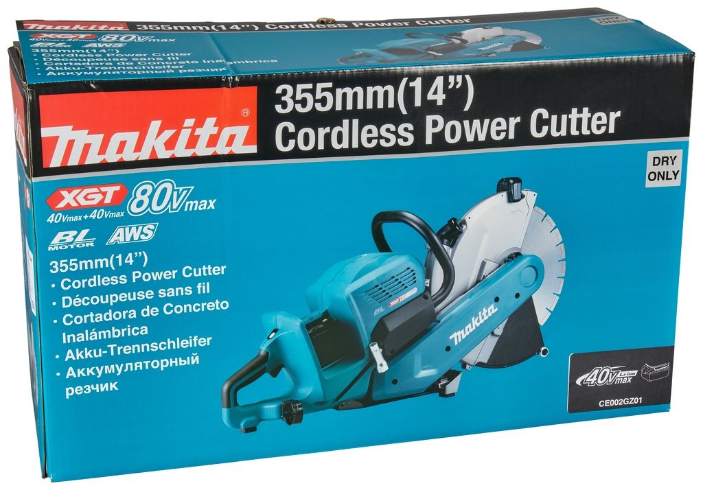 Makita CE002GZ01 2 x 40V Max pila za rezanje 355 mm bez baterija i punjača