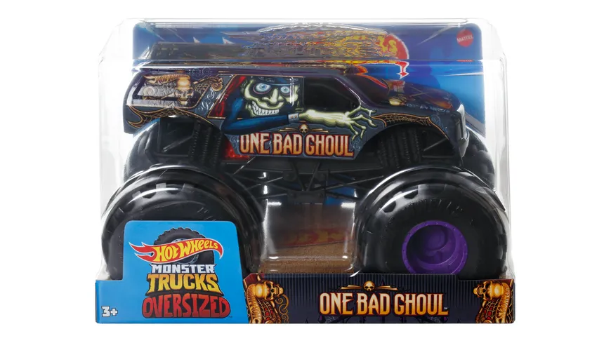 Hot Wheels Monster Trucks-Fahrzeuge im Maßstab 1:24, 1 Stück, sortiert