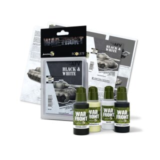 Warfront Black & White Paint Set