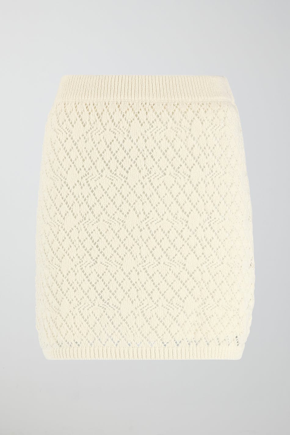 Crochet mini skirt