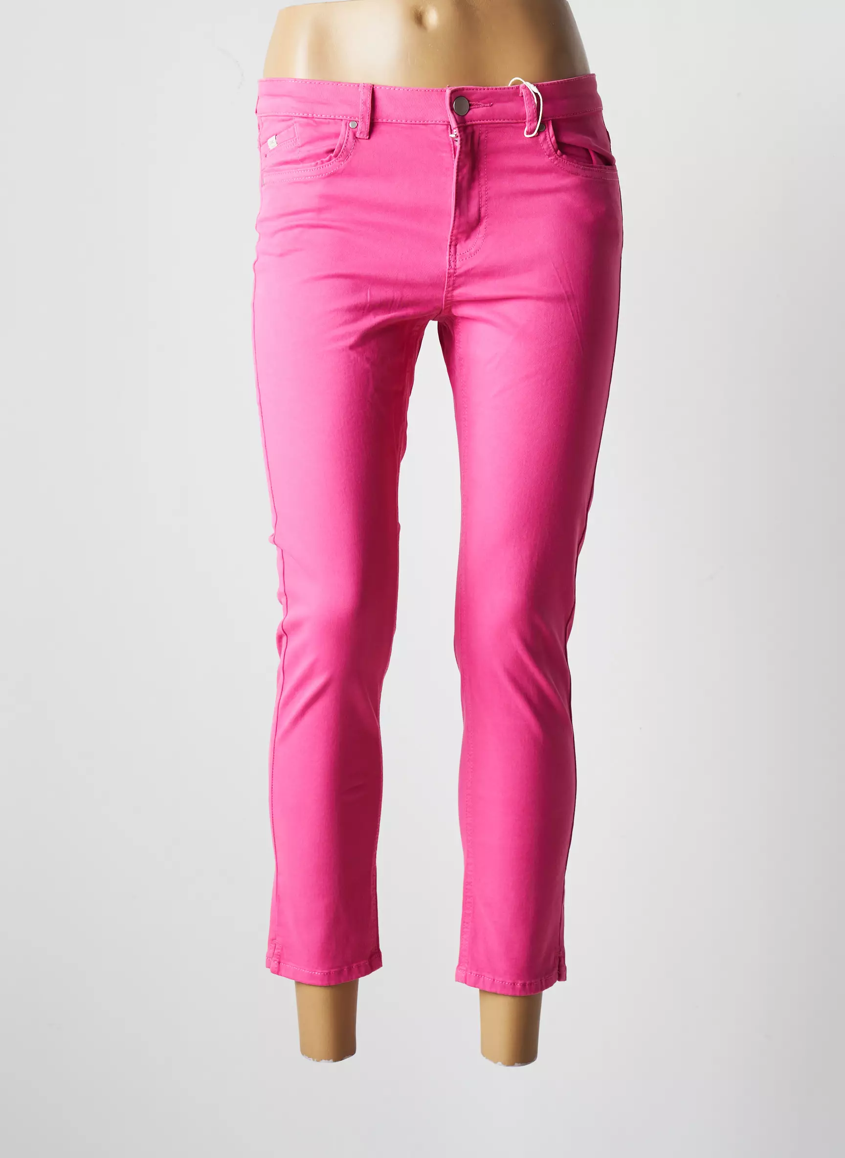 Edc Pantalon7 8 Femme couleur rose