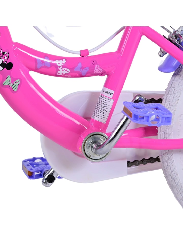 Volare Kinderfahrrad Disney Minnie Fahrrad für Mädchen 16 Zoll Kinderrad Rosa 4 Jahre günstig kaufen onesize
