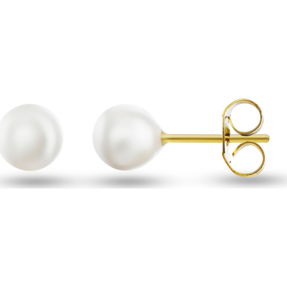 FAVS Boucles d'oreilles à fermoir à poussette Acier inoxydable Boucles d'oreilles
