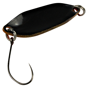 FTM Trout Spoon Spark (2,5 g, Orange/Schwarz UV)