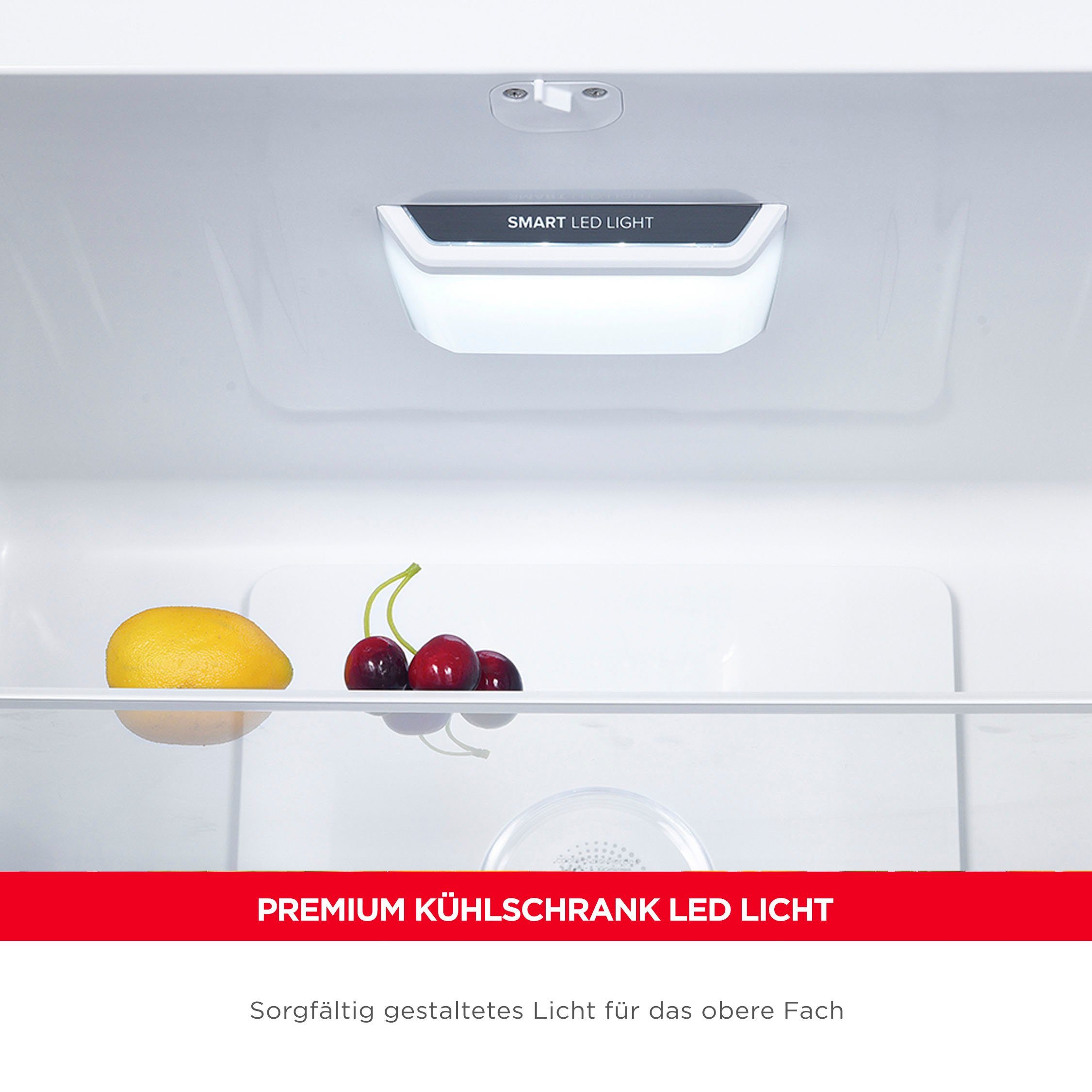 Hanseatic Multi Door HCDB18080DWDBI, 180 cm hoch, 79 cm breit, NoFrost, Wasserspender, Display, Türalarm