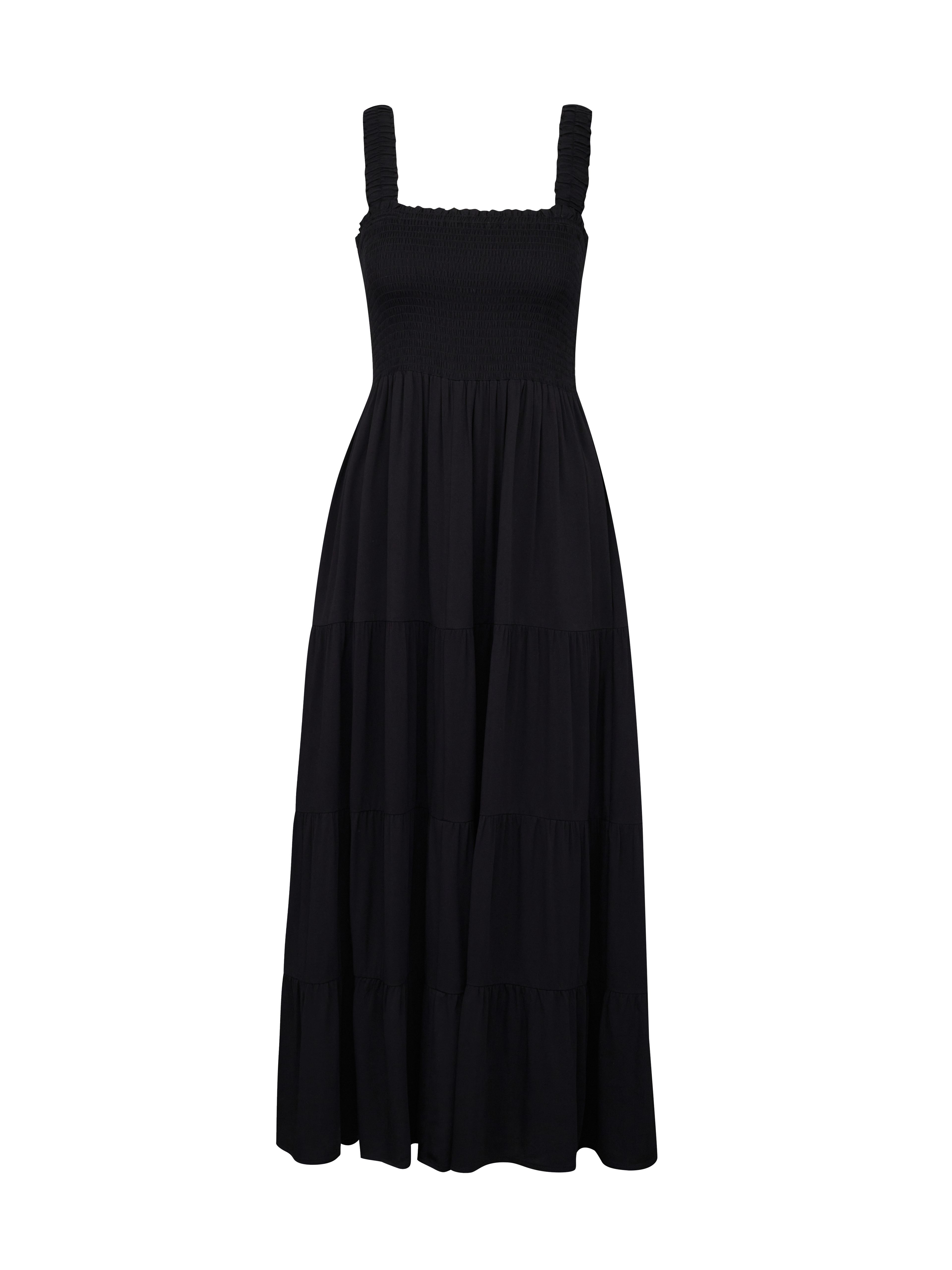 Schwarzes Damen Maxikleid ORSAY