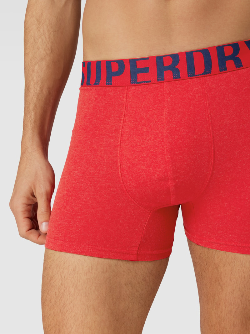 Boxershorts mit elastischem Logo-Bund 2er-Pack in rot