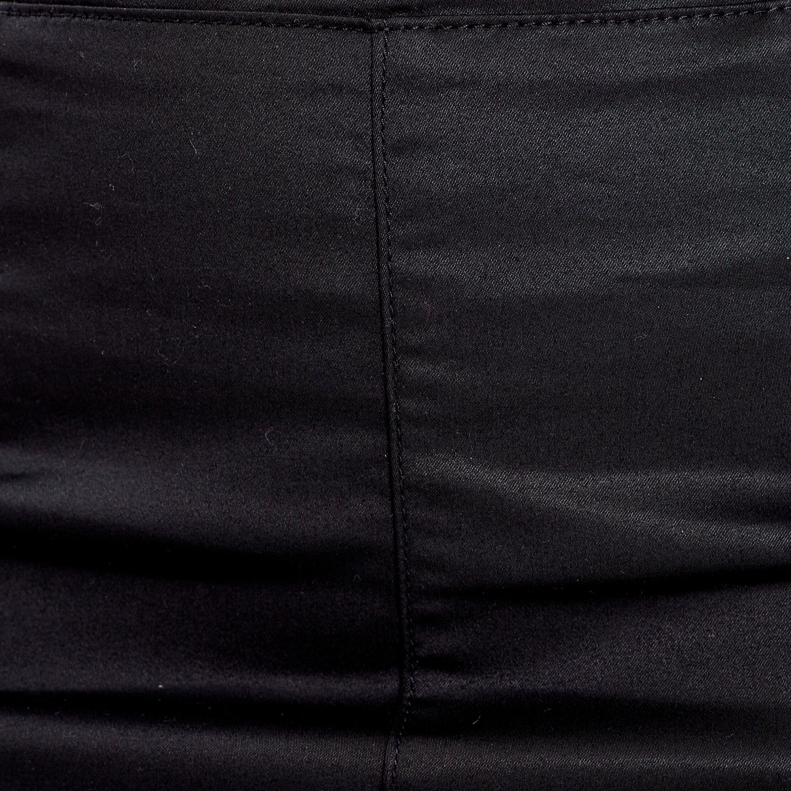 Jupe droite denim noir enduit femme | Cache Cache