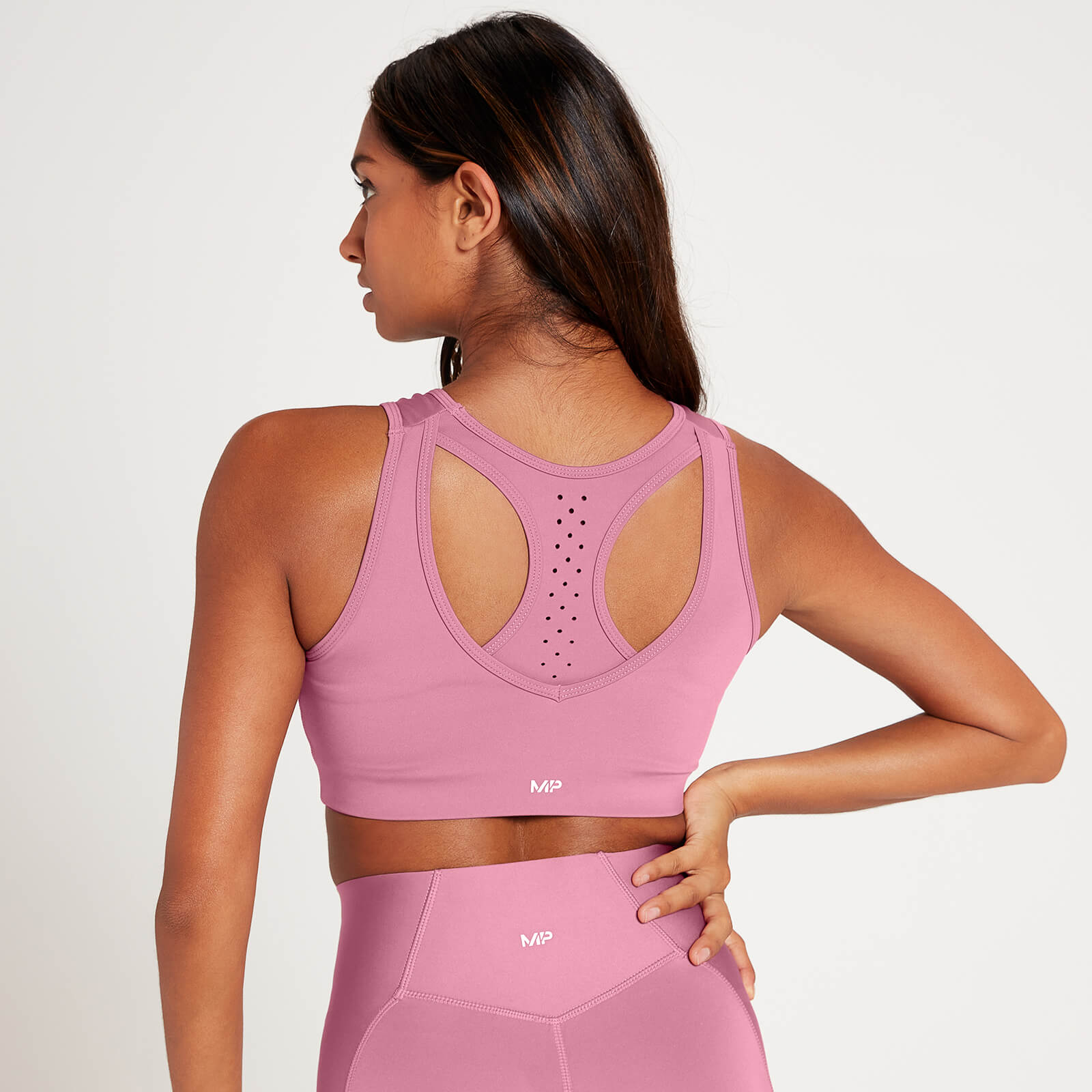 Brassière de sport découpée au laser MP Sculpt pour femmes – Mauve