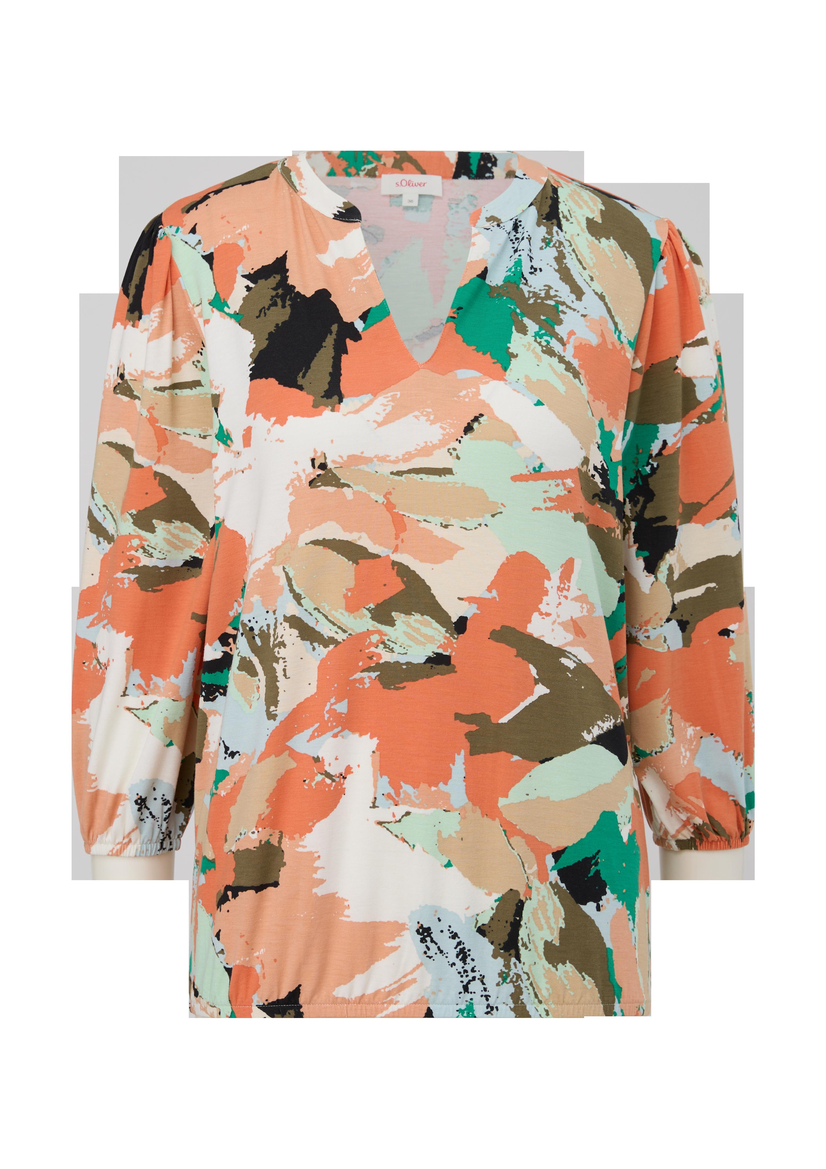 T-Shirt mit Tunika-Ausschnitt  2129643-27B2