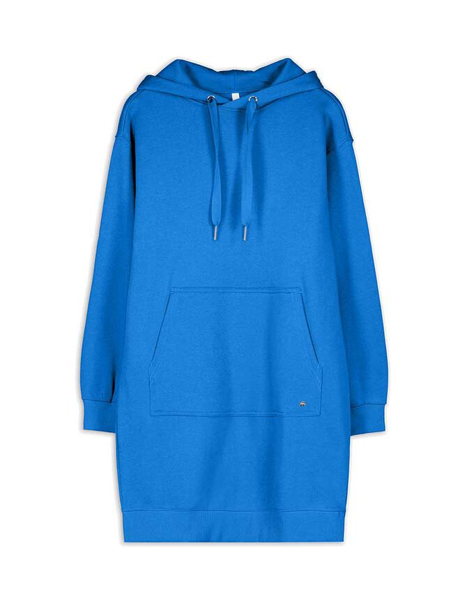 Kleid - Kapuze mit Tunnelzug