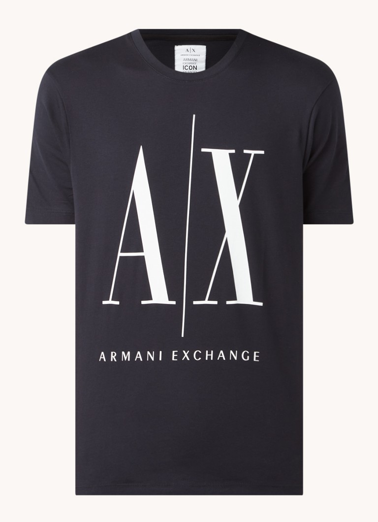 Tricou Armani Exchange cu logo imprimat
