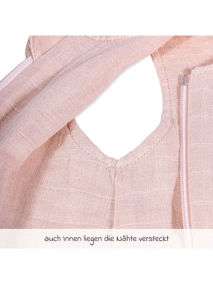 Makian Musselin-Schlafsack - Puder - in rosa günstig kaufen