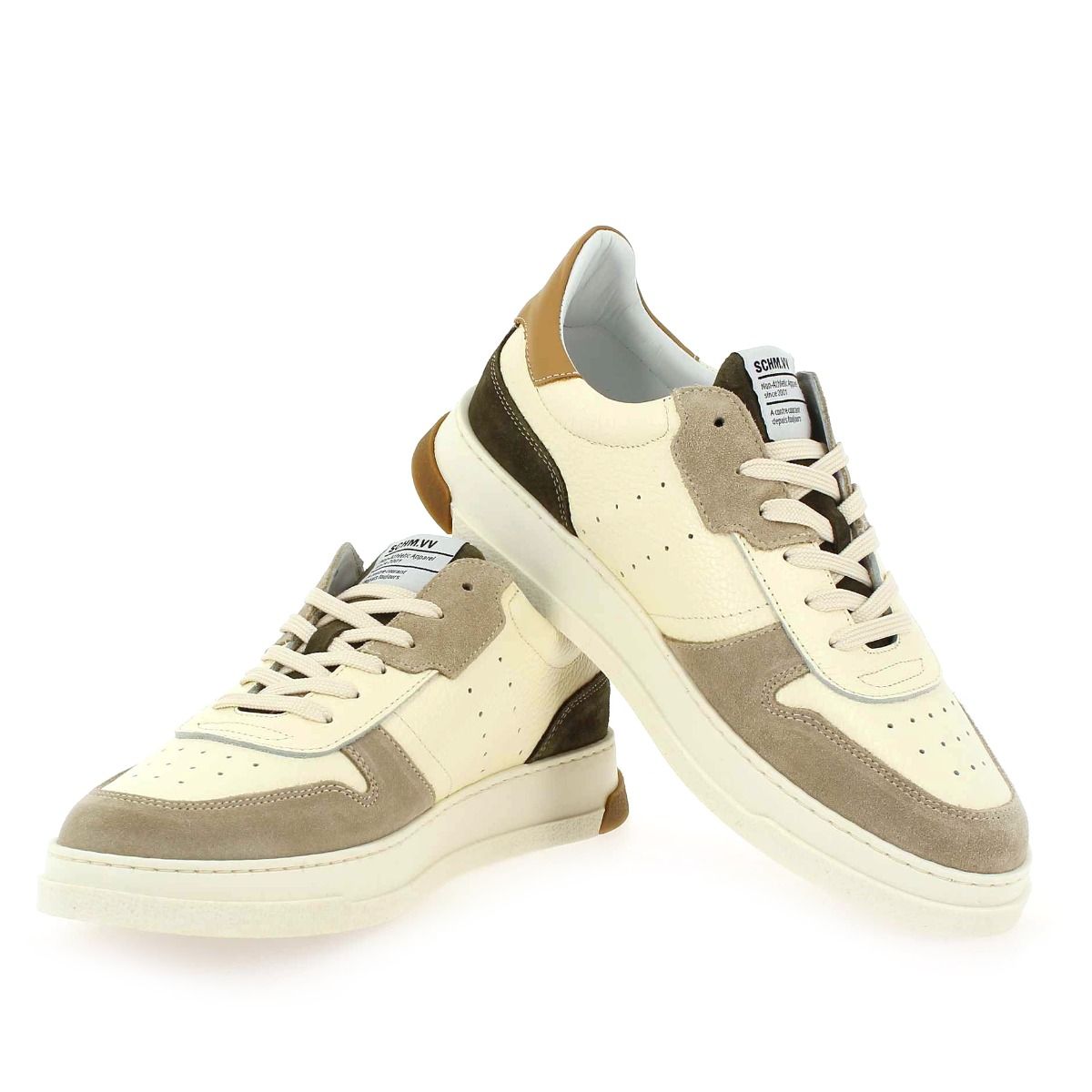 Schmoove  ORDER SNEAKER H22 - Écru Kaki