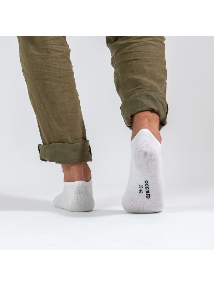 Occulto 10er Pack Sneaker Socken Alex in Schwarz-Weiß günstig kaufen